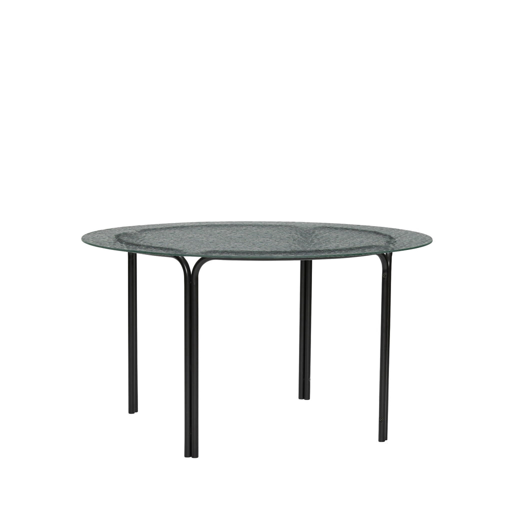 Stolik kawowy Orbit czarny ø80xh45cm Hübsch