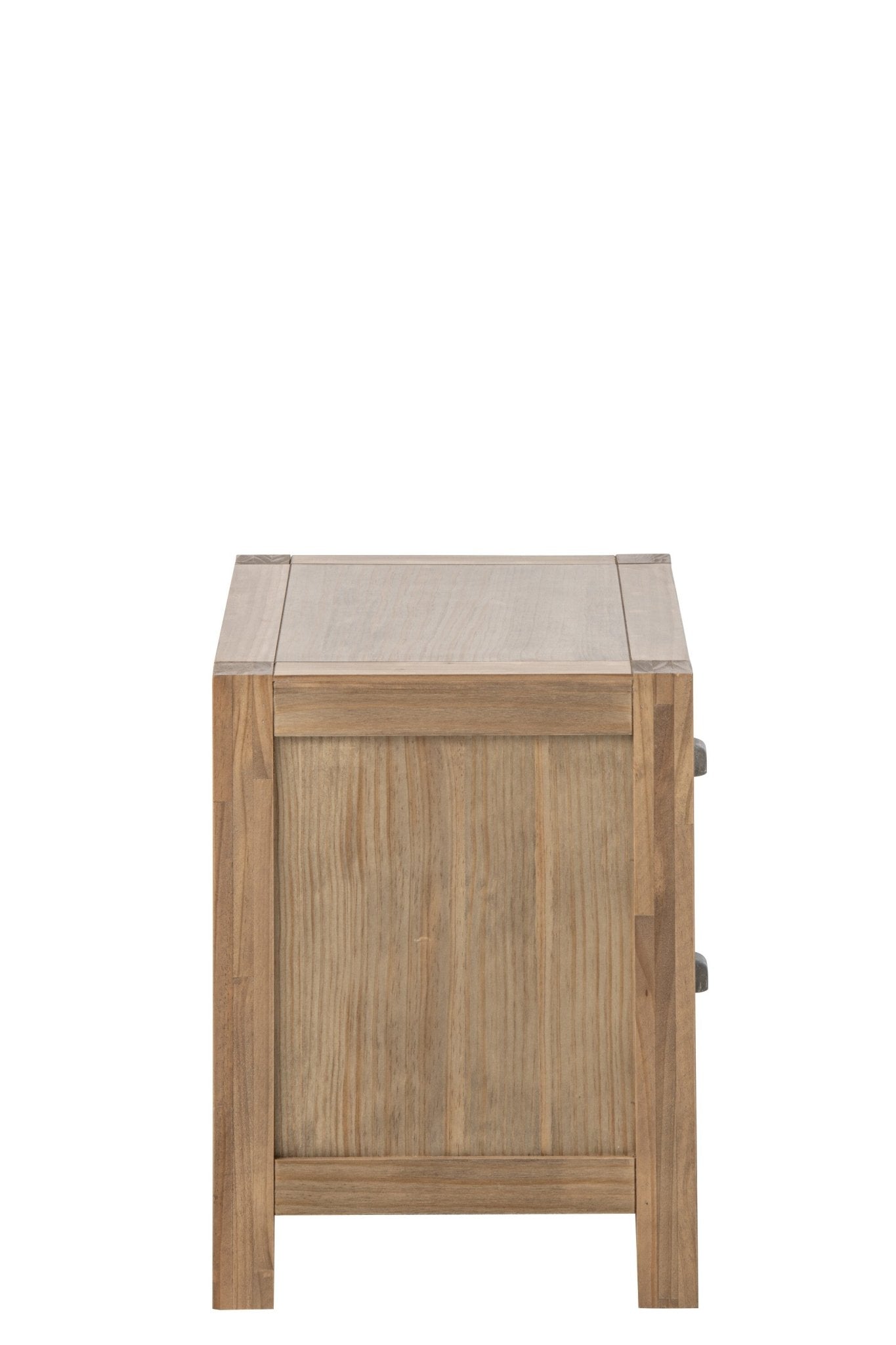 Stolik nocny FARMHOUSE szuflady szafka 55x40x53 cm J - LINE