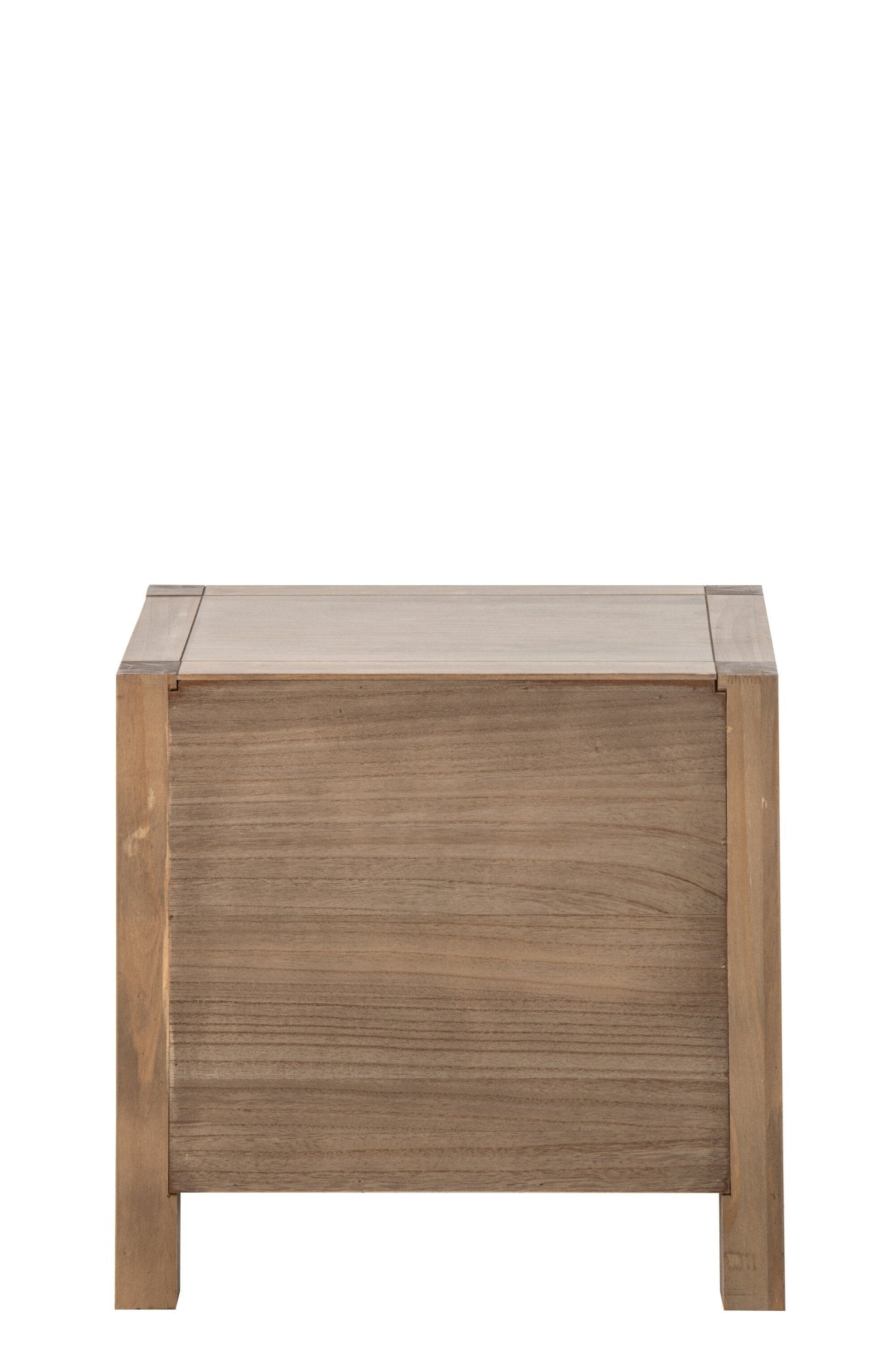 Stolik nocny FARMHOUSE szuflady szafka 55x40x53 cm J - LINE