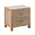 Stolik nocny FARMHOUSE szuflady szafka 55x40x53 cm J - LINE