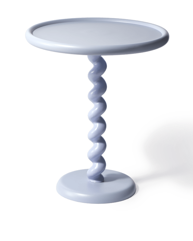 Stolik pomocnik Twister liliowy okrągły Ø46x56 cm Pols Potten