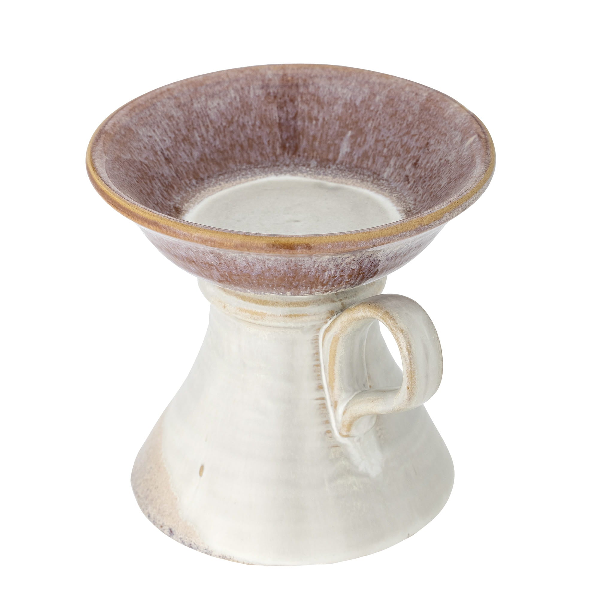 Świecznik Soreyah róż kamionka Ø15xH14 cm Bloomingville