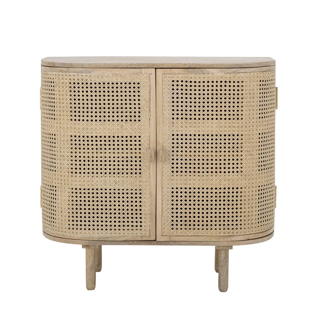 Szafka Bandol plecionka drewno mango 80xH75x40 cm Bloomingville