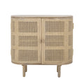 Szafka Bandol plecionka drewno mango 80xH75x40 cm Bloomingville