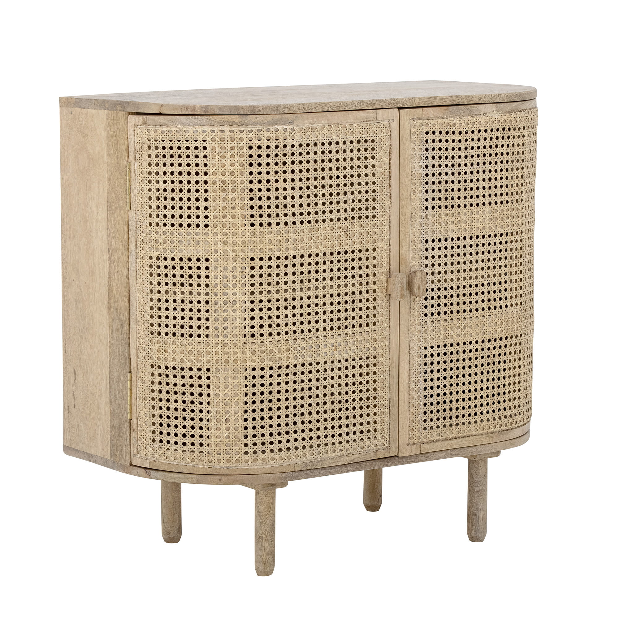 Szafka Bandol plecionka drewno mango 80xH75x40 cm Bloomingville