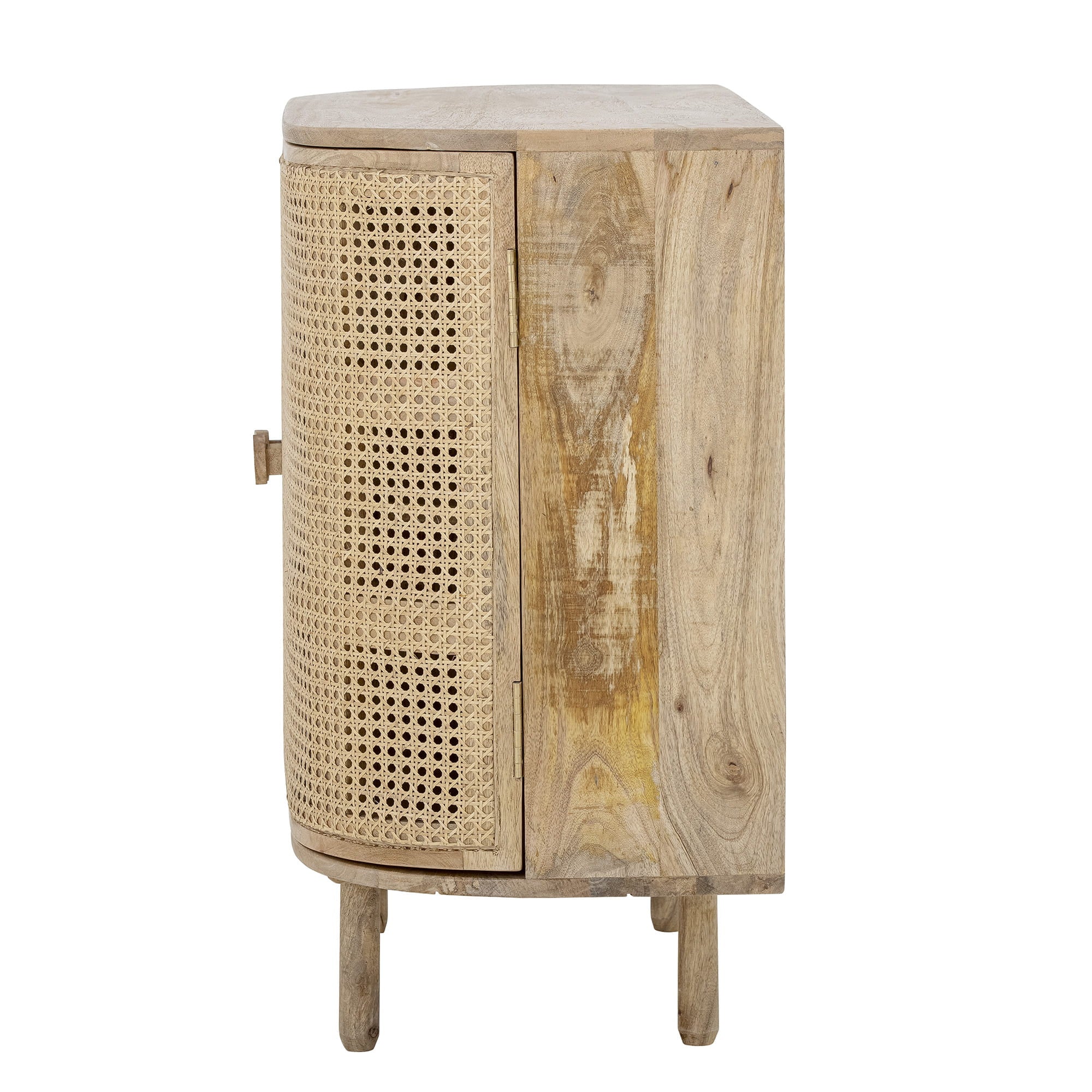 Szafka Bandol plecionka drewno mango 80xH75x40 cm Bloomingville