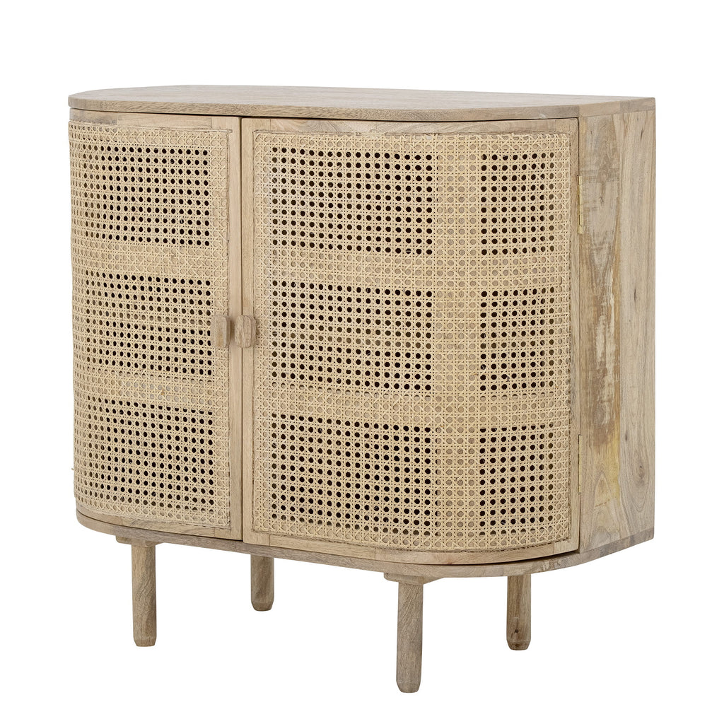 Szafka Bandol plecionka drewno mango 80xH75x40 cm Bloomingville