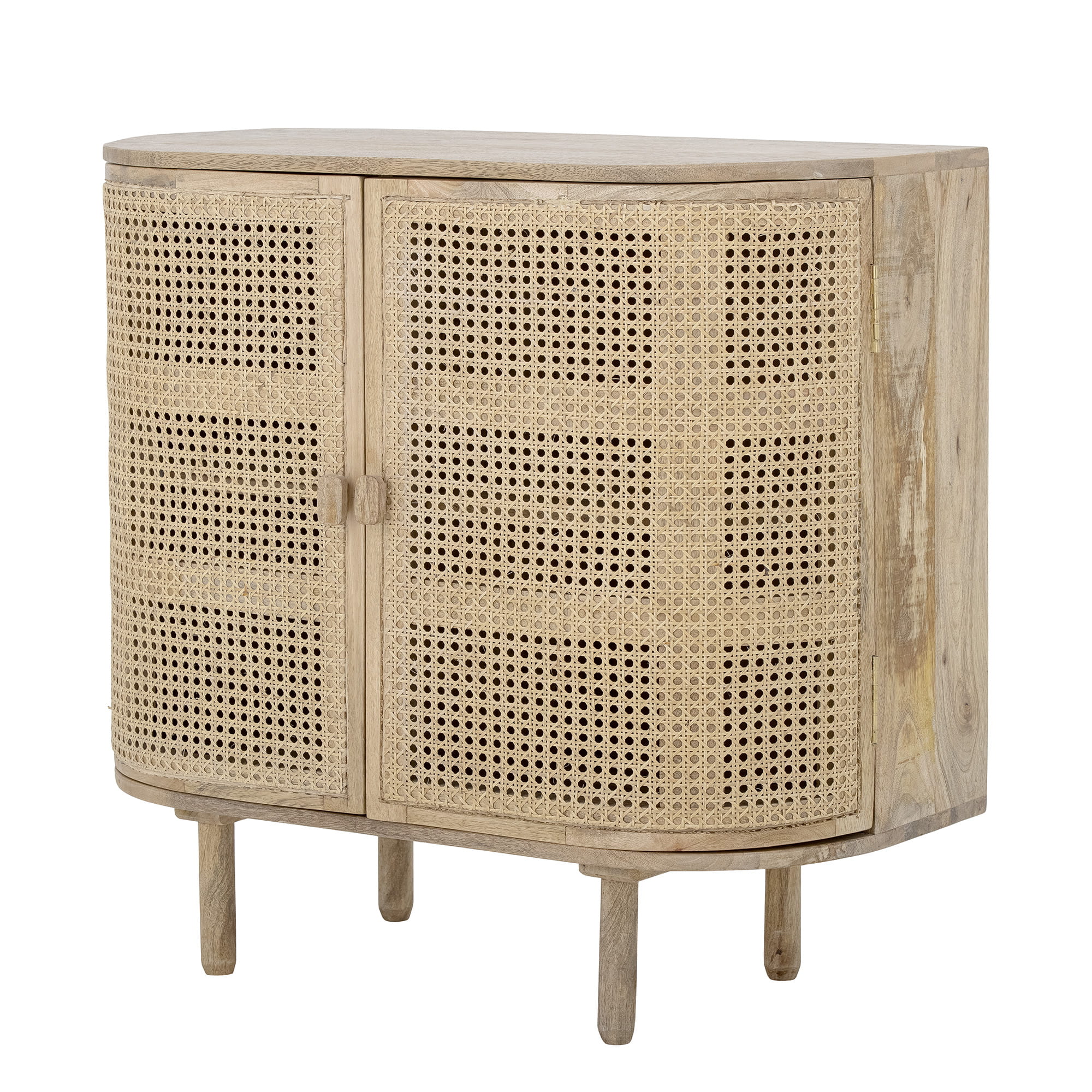 Szafka Bandol plecionka drewno mango 80xH75x40 cm Bloomingville