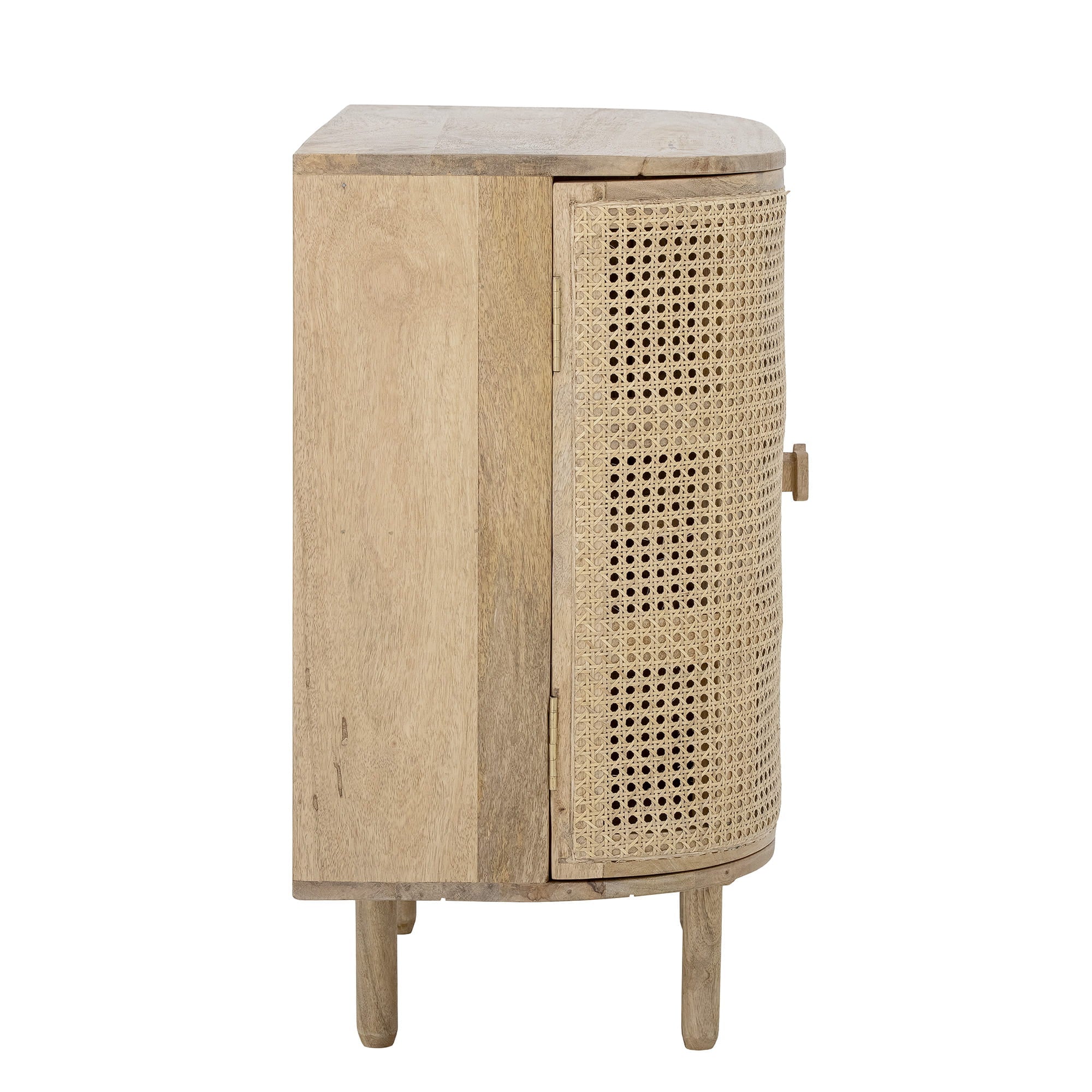 Szafka Bandol plecionka drewno mango 80xH75x40 cm Bloomingville