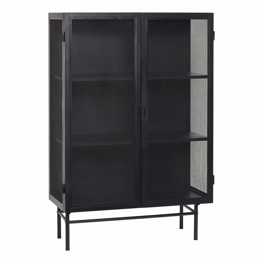 Szafka Edge podwójna czarna 100x45xh150cm Hübsch