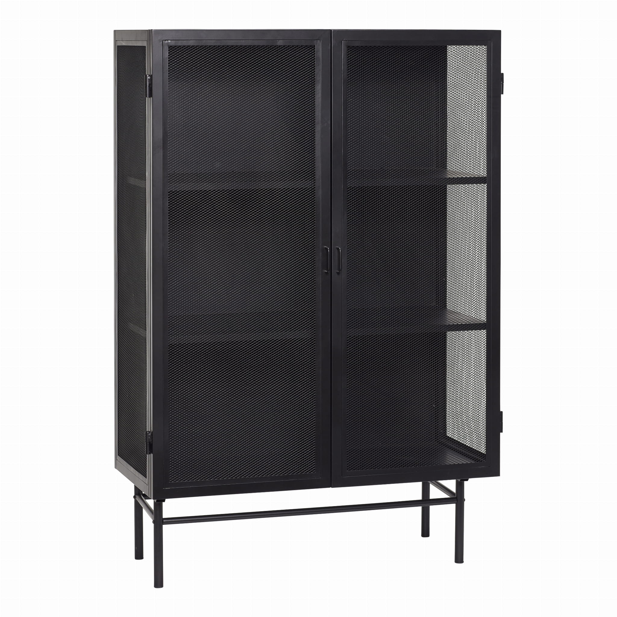 Szafka Edge podwójna czarna 100x45xh150cm Hübsch