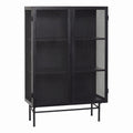 Szafka Edge podwójna czarna 100x45xh150cm Hübsch