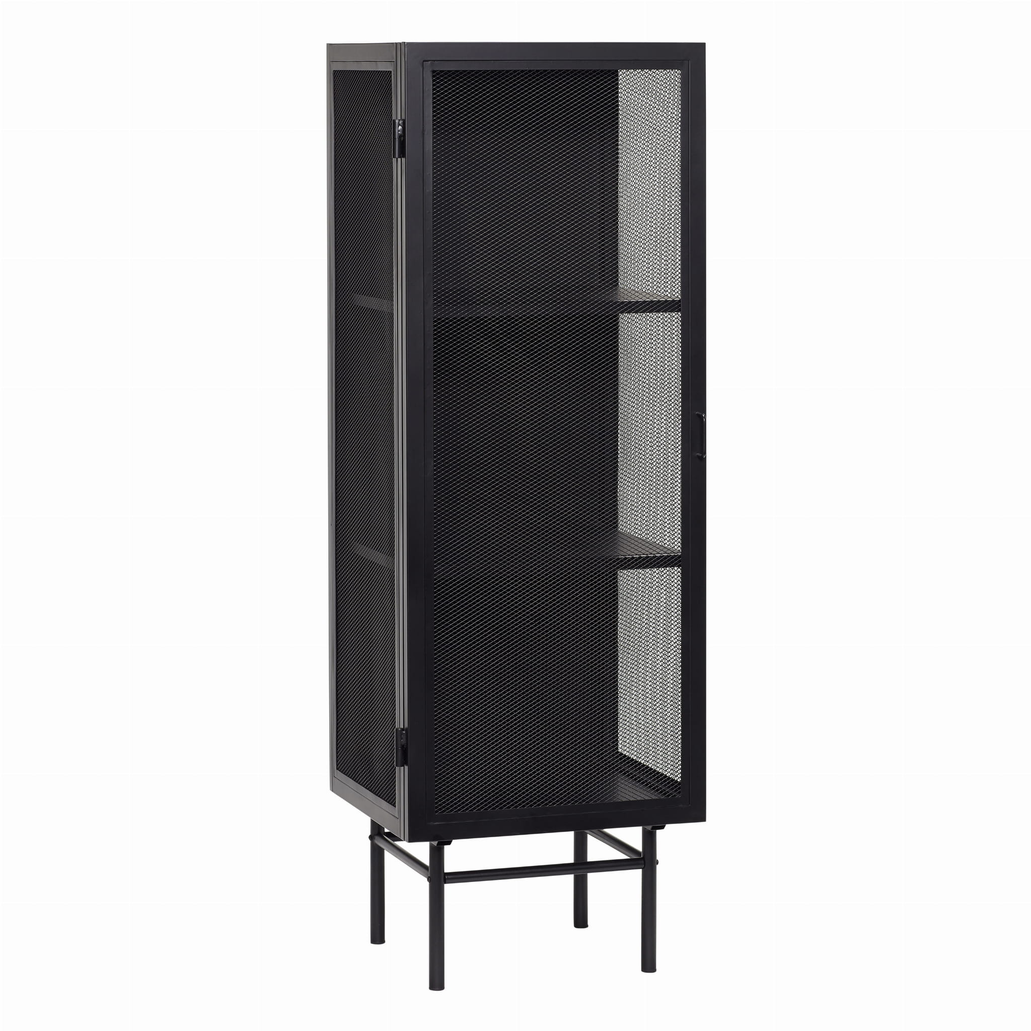 Szafka Edge pojedyncza czarna 50x45xh150cm Hübsch