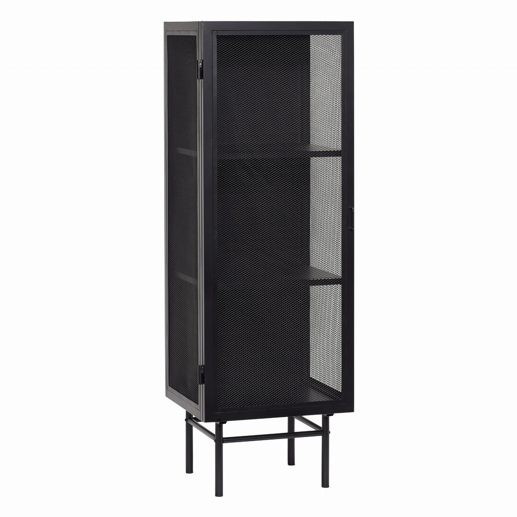 Szafka Edge pojedyncza czarna 50x45xh150cm Hübsch