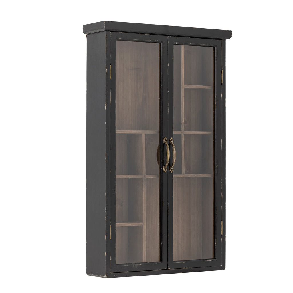 Szafka Hazem czarna vintage 80x50x14 cm Bloomingville