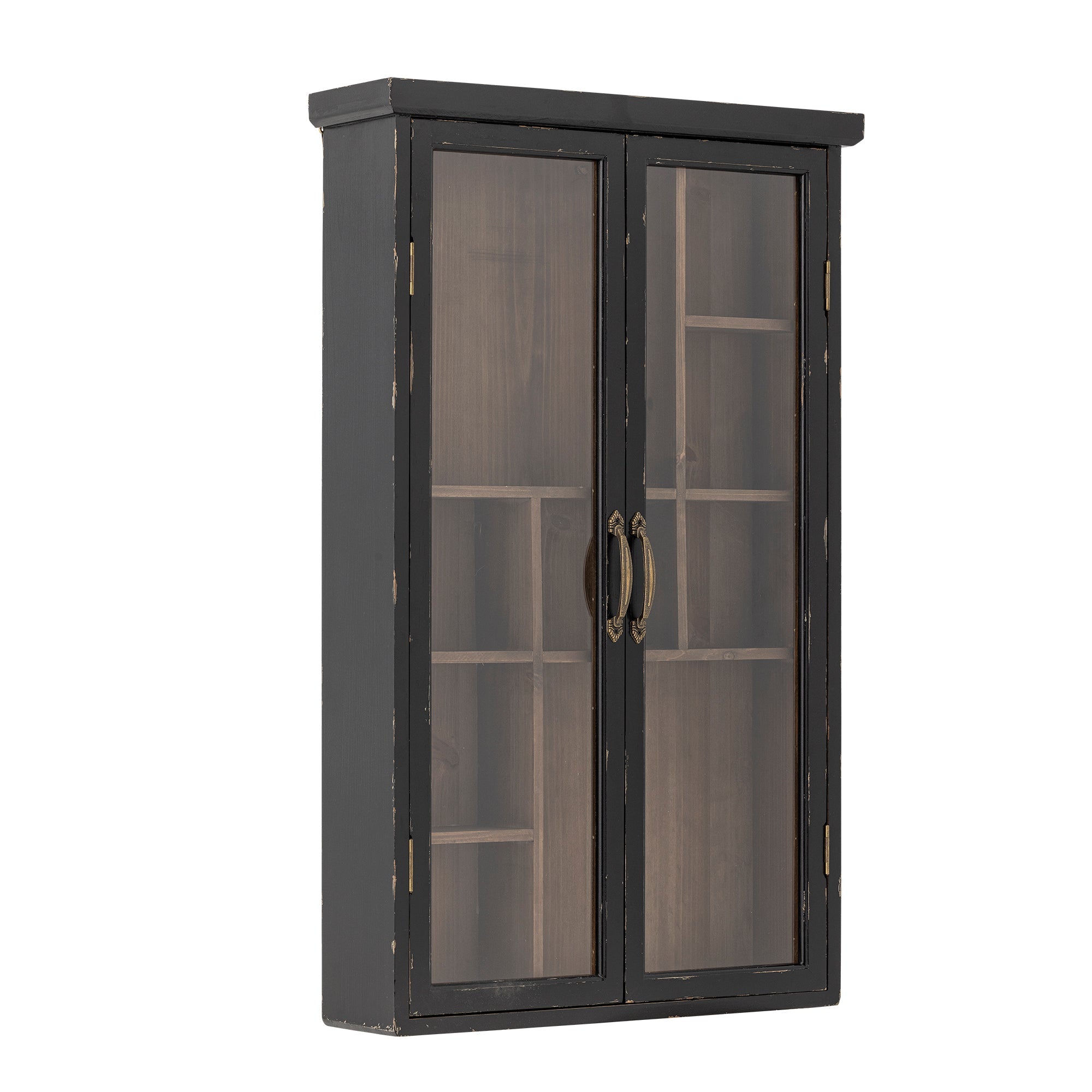 Szafka Hazem czarna vintage 80x50x14 cm Bloomingville