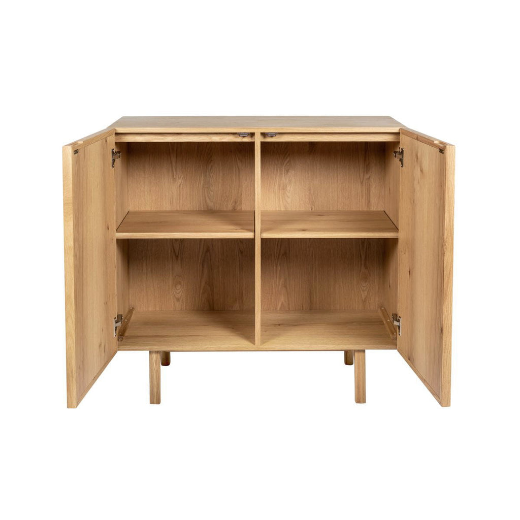 Szafka Magic wysoka 2 - drzwiowa z naturalnego dębu 100x100x45 cm Zago