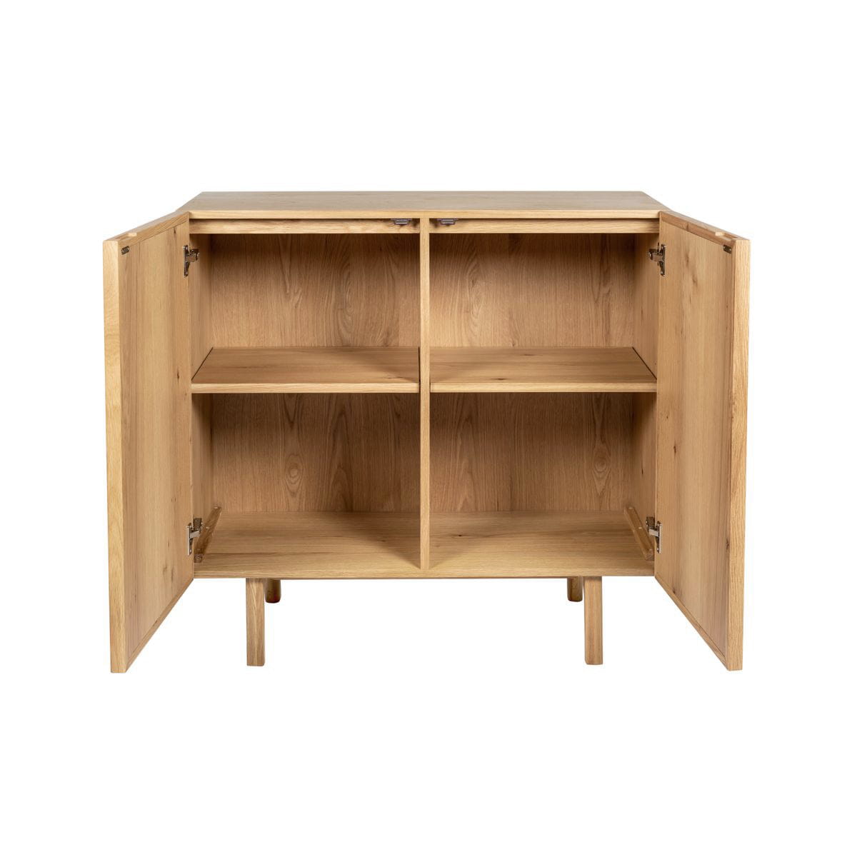 Szafka Magic wysoka 2 - drzwiowa z naturalnego dębu 100x100x45 cm Zago