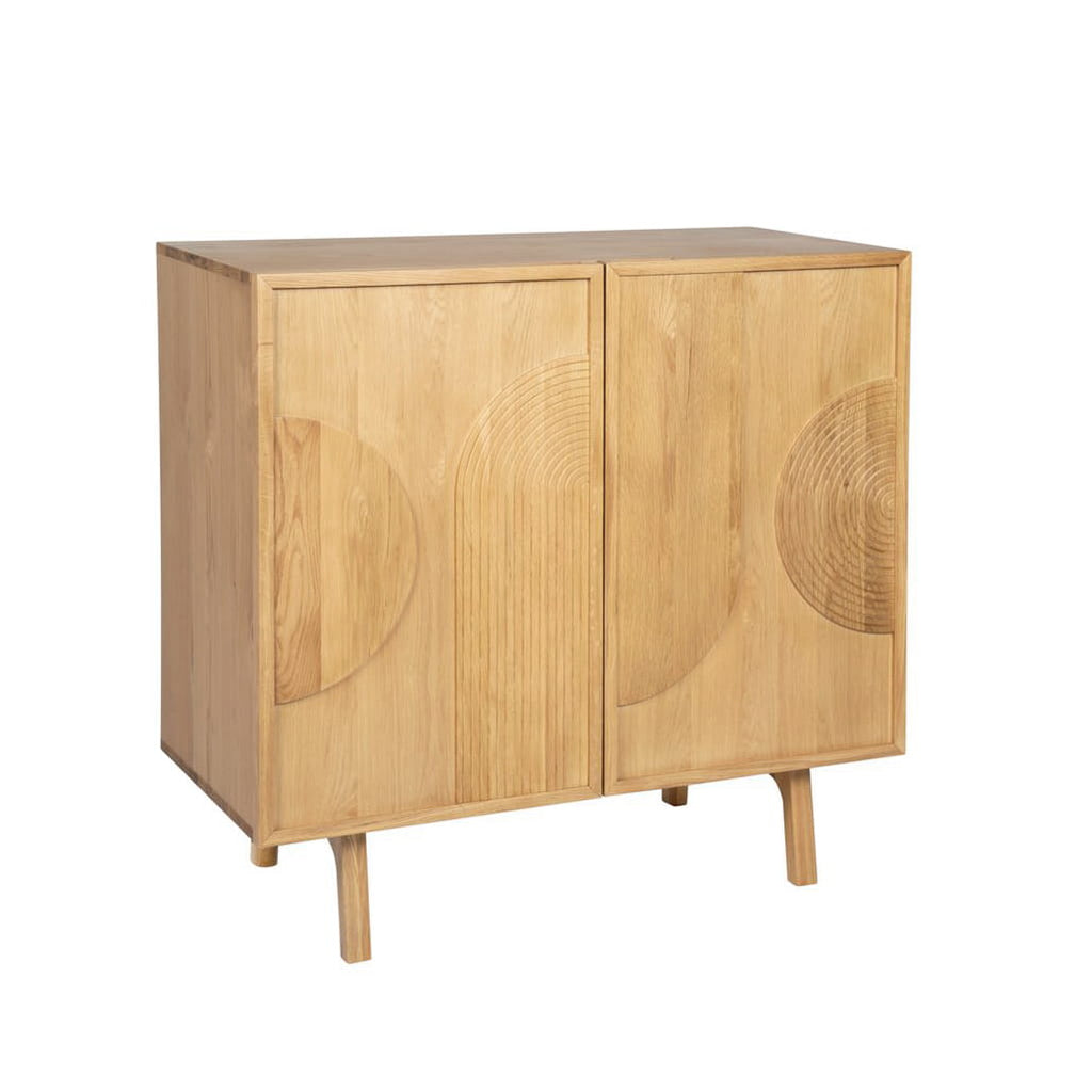 Szafka Magic wysoka 2 - drzwiowa z naturalnego dębu 100x100x45 cm Zago