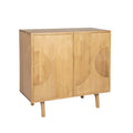 Szafka Magic wysoka 2 - drzwiowa z naturalnego dębu 100x100x45 cm Zago