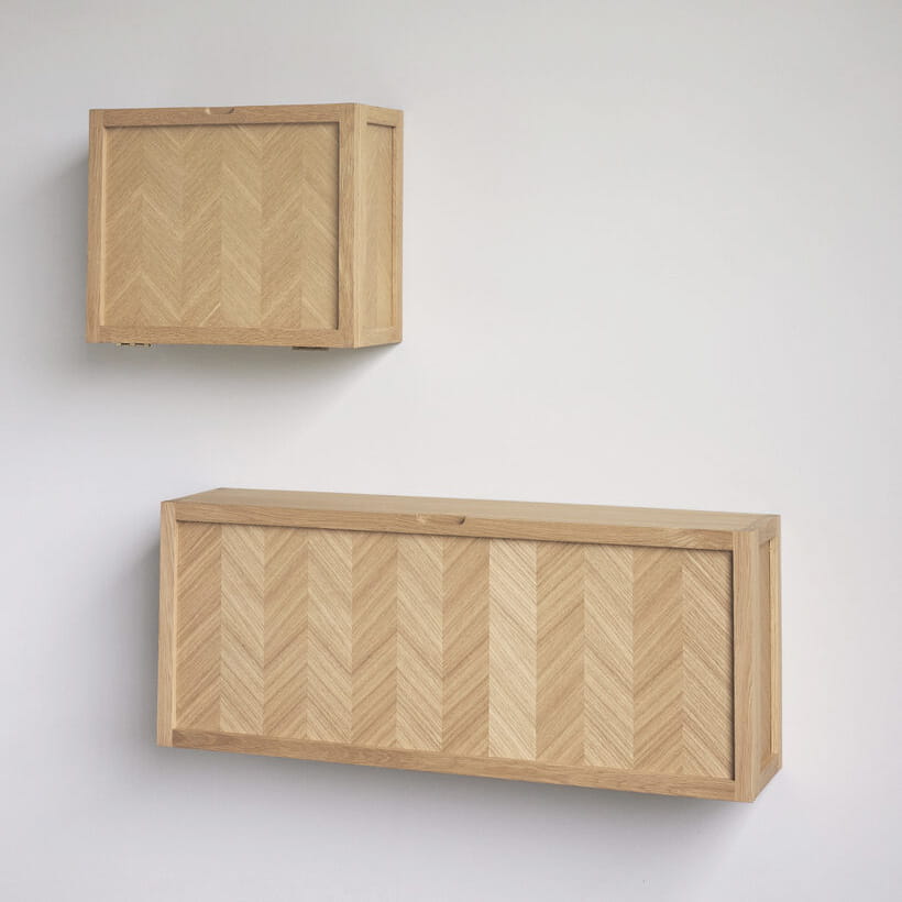 Szafka na buty Herringbone 100x25x40cm Hübsch