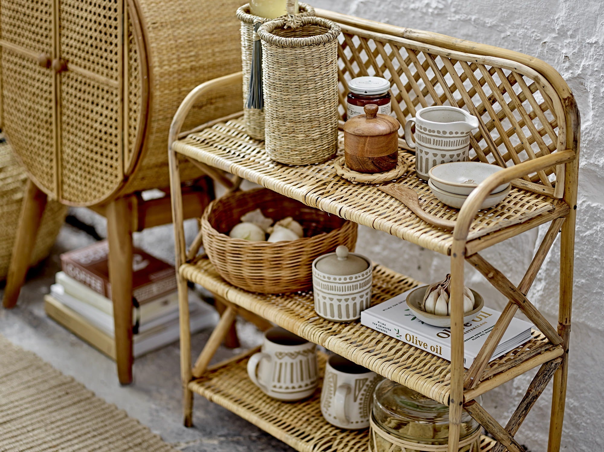 Szafka Otto naturalny Rattan Bloomingville