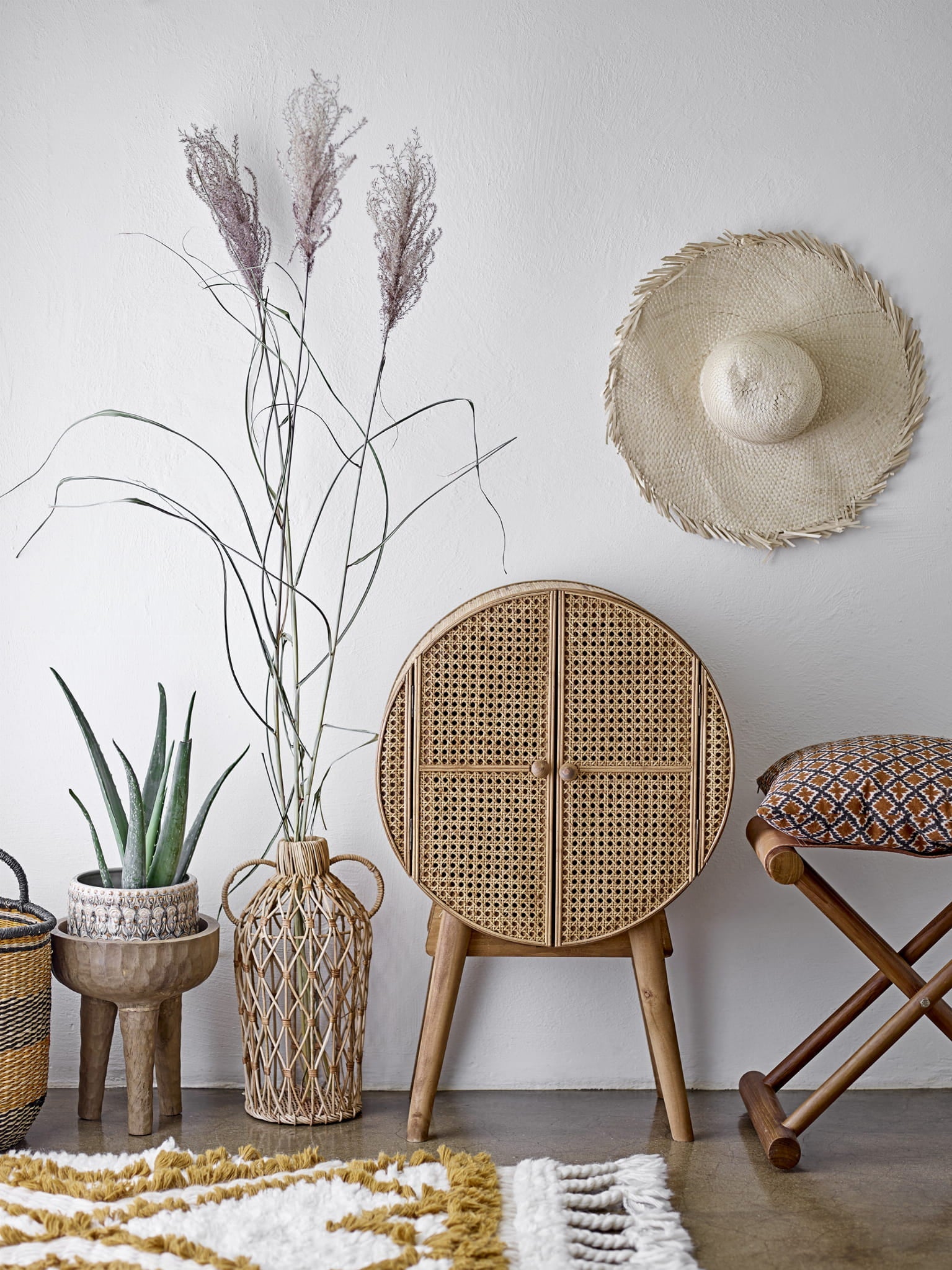 Szafka Otto naturalny Rattan Bloomingville