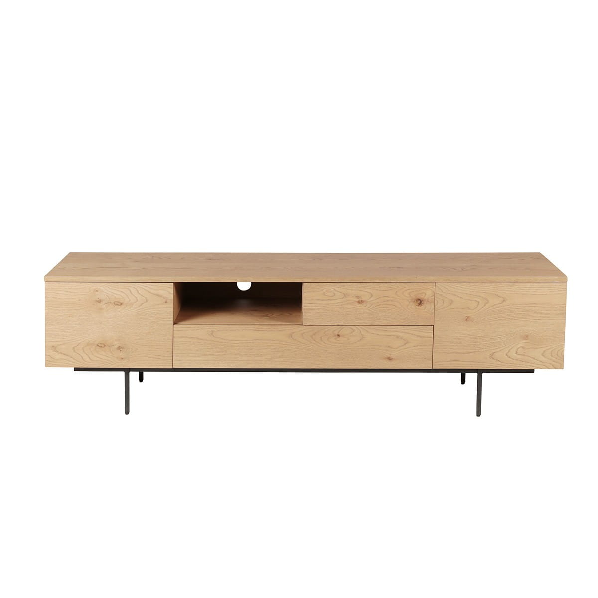Szafka rtv Allure 200 cm fornir dębowy Zago