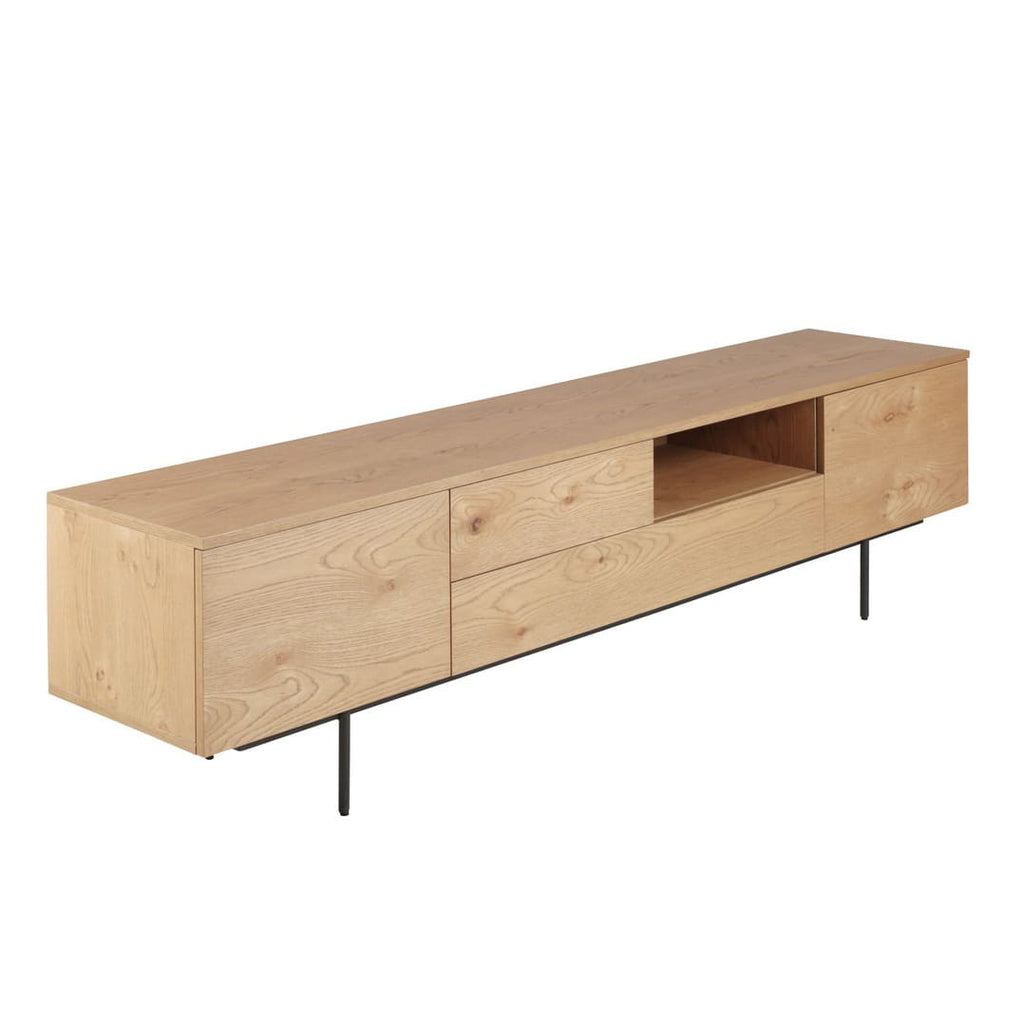 Szafka rtv Allure 200 cm fornir dębowy Zago
