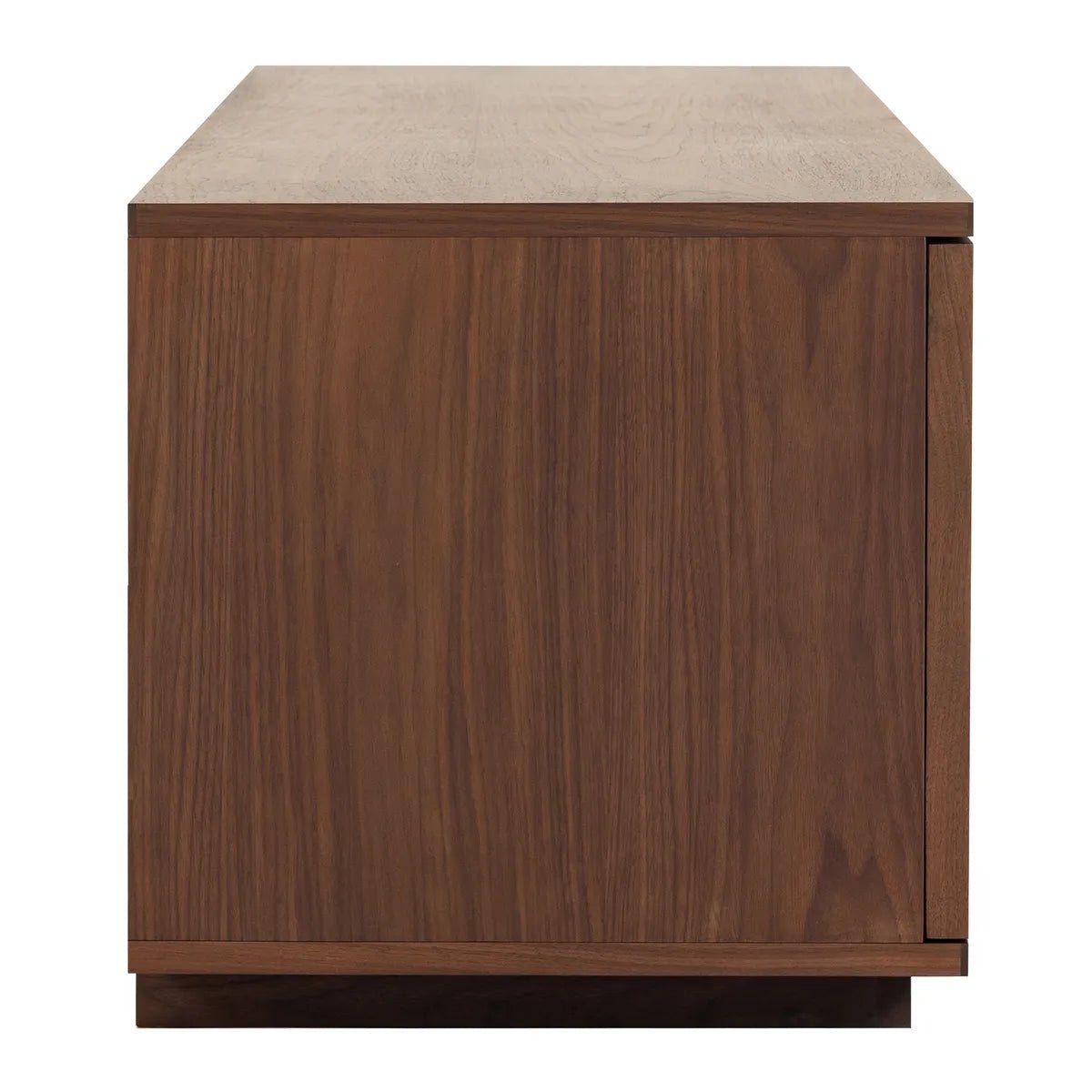 Szafka rtv FERMO 150 cm – fornir orzech włoski, 3-drzwiowa Zago
