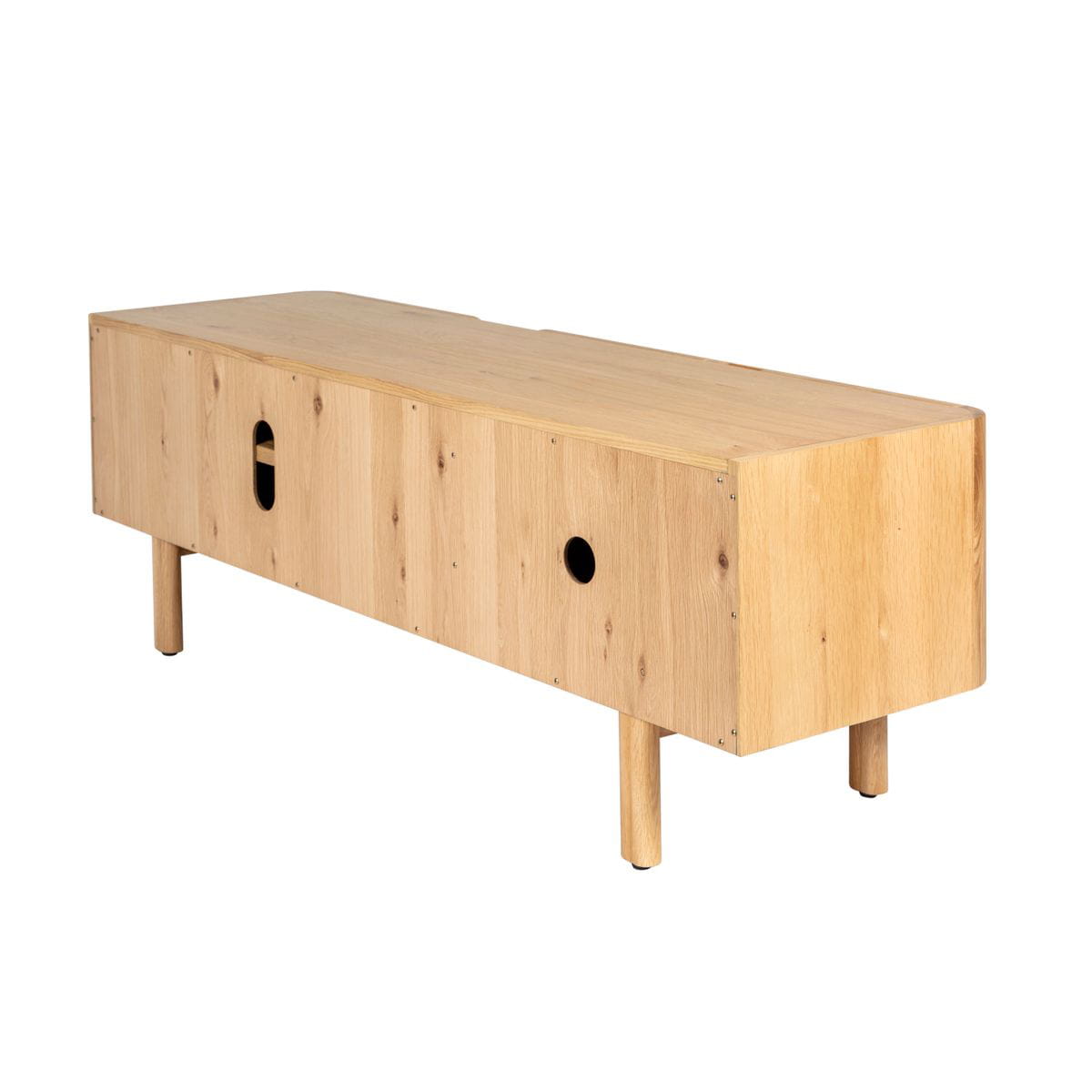 Szafka rtv SIROCCO 155 cm z naturalnego dębu Zago