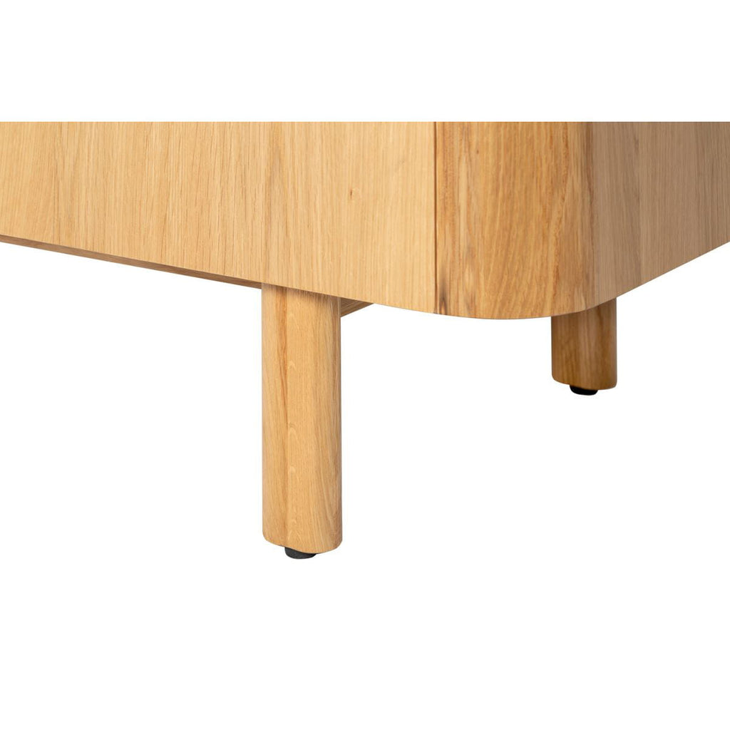 Szafka rtv SIROCCO 155 cm z naturalnego dębu Zago