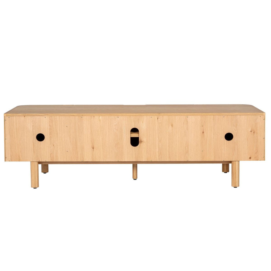Szafka rtv SIROCCO 180 cm z naturalnego dębu Zago
