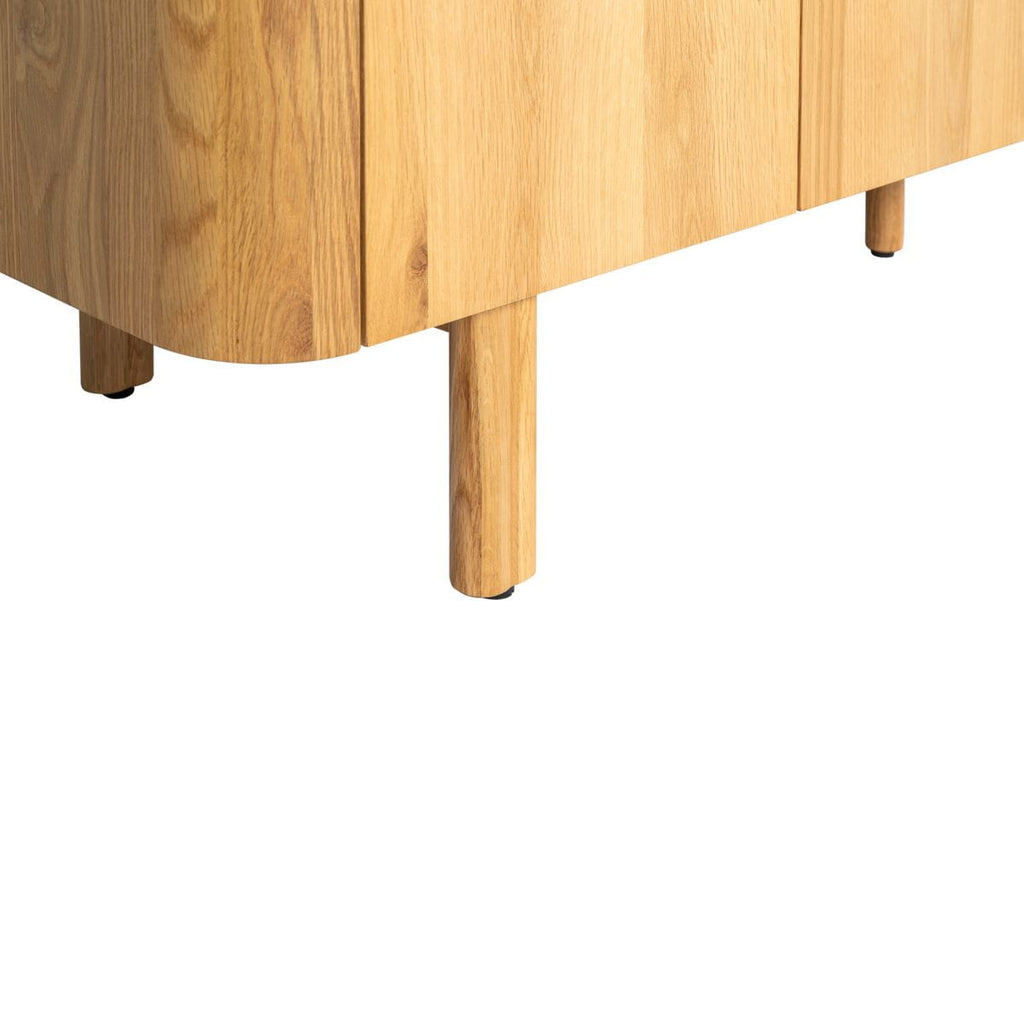 Szafka rtv SIROCCO 180 cm z naturalnego dębu Zago