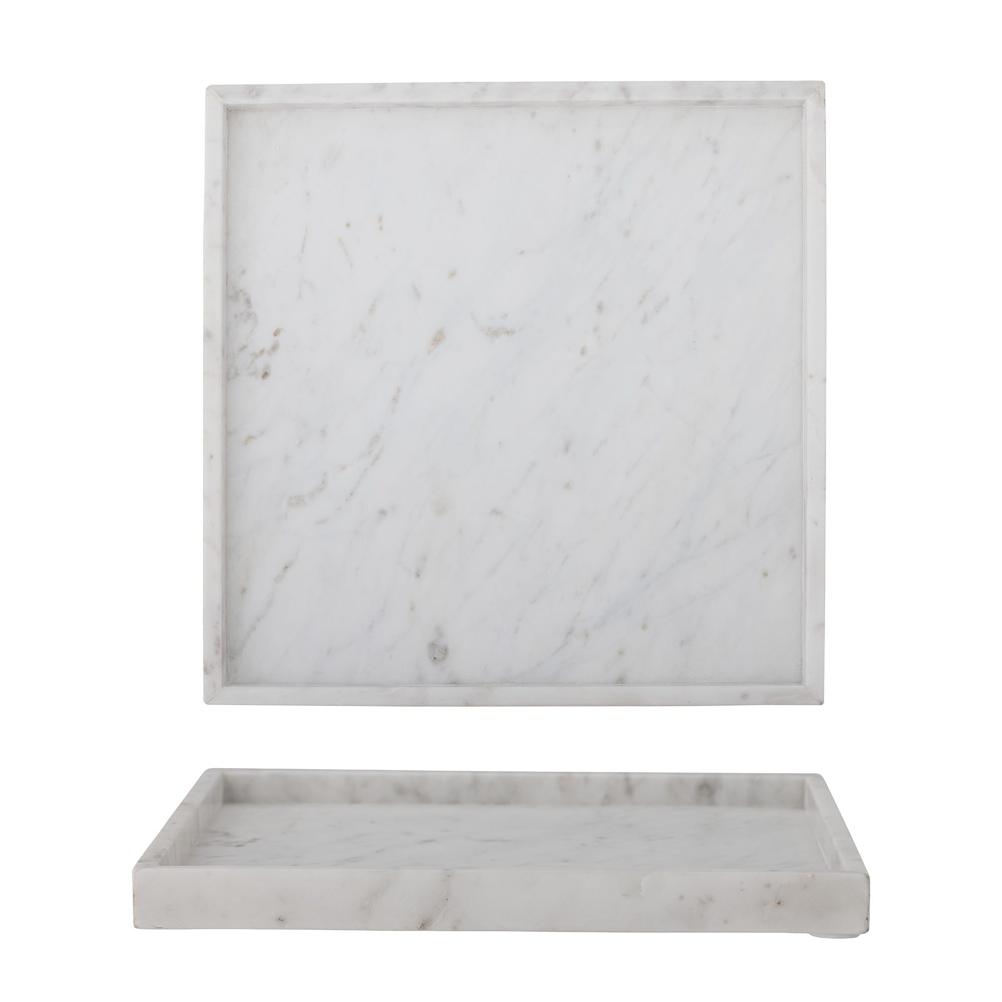 Taca z marmuru Majsa 35x35x3 cm kwadratowa Bloomingville
