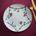 Talerz świąteczny Yule 25,5 cm HOMECEPT