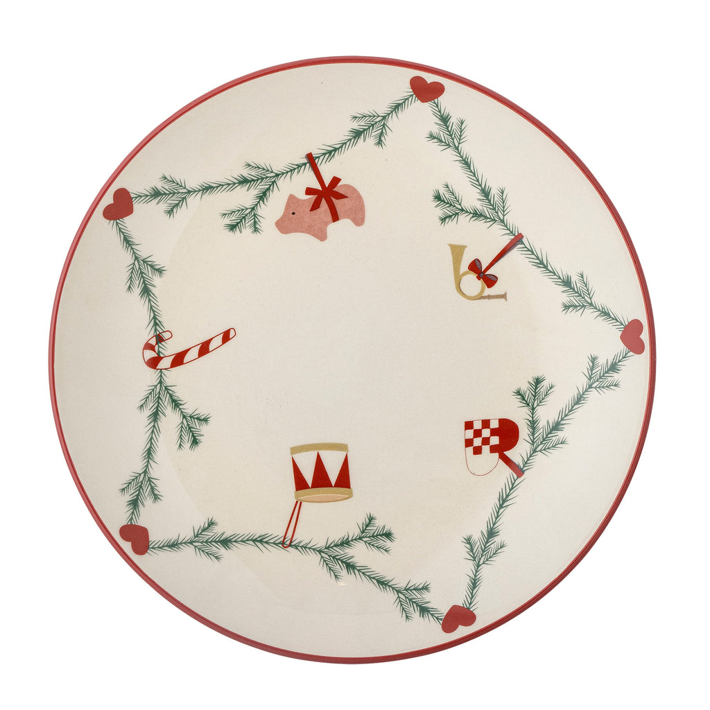 Talerz świąteczny Yule 25,5 cm HOMECEPT