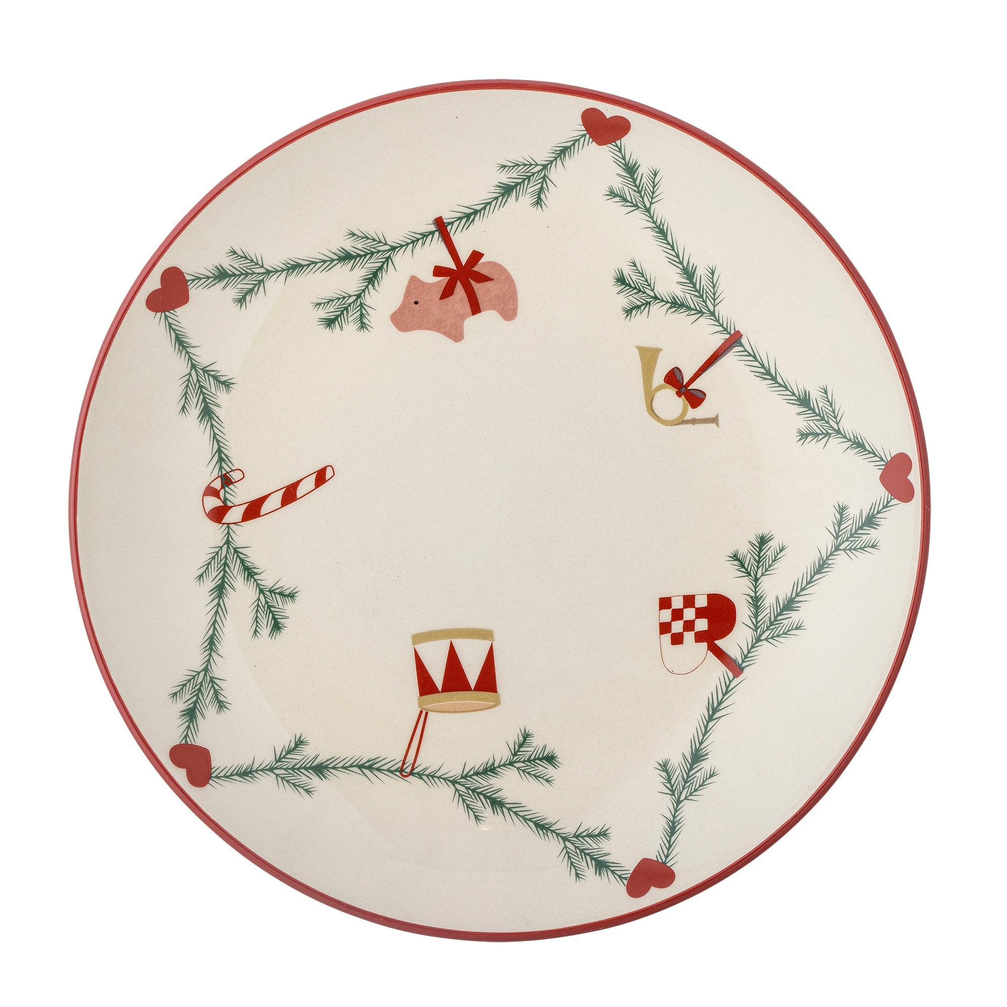 Talerz świąteczny Yule 25,5 cm HOMECEPT