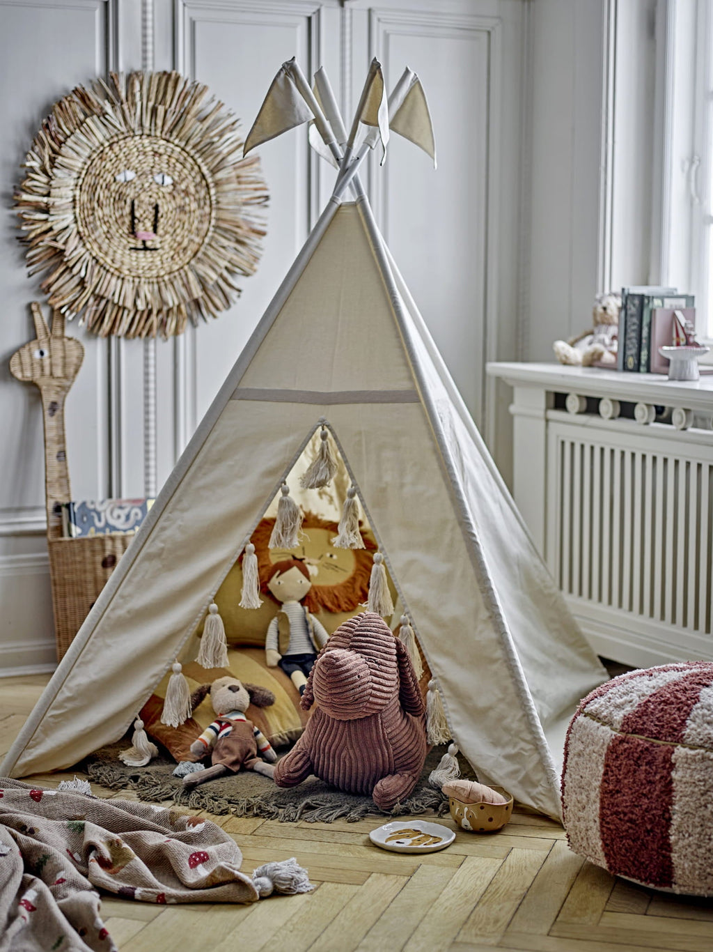 Tipi dziecięce Fardin naturalny bawełna Bloomingville Mini