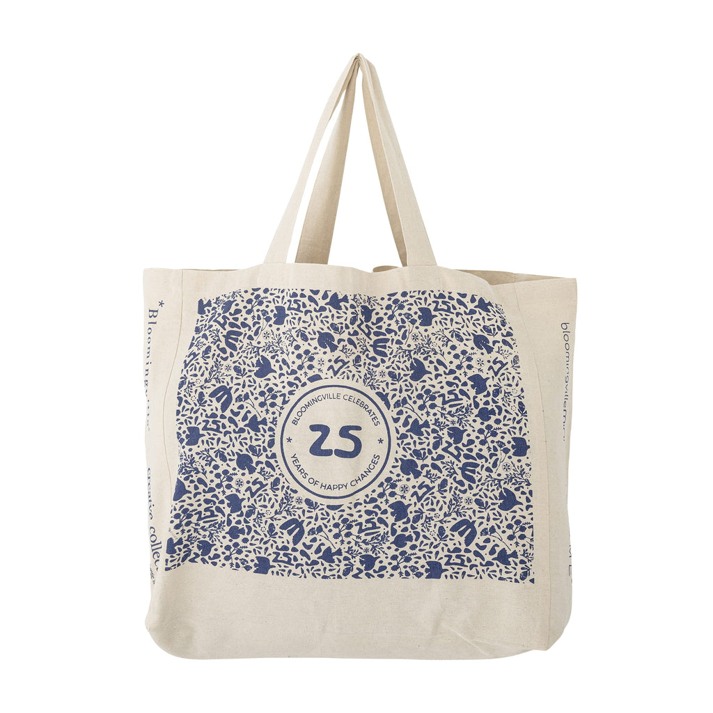 Torba na zakupy Anniversary brązowa bawełniana shopper Bloomingville