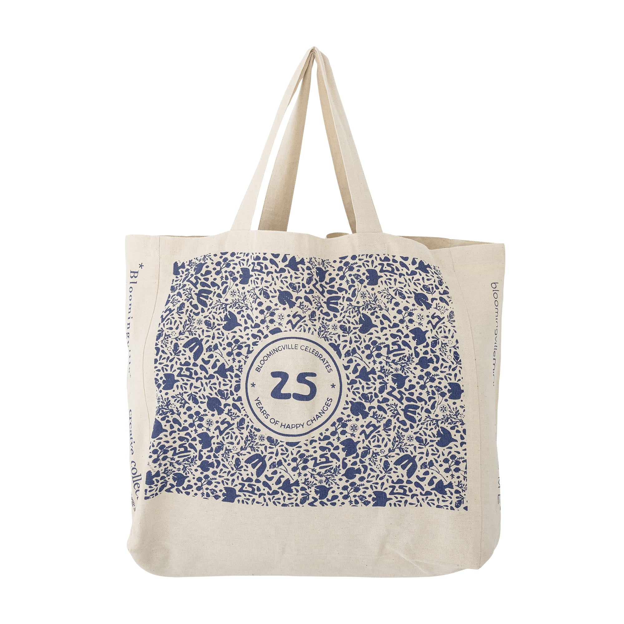 Torba na zakupy Anniversary brązowa bawełniana shopper Bloomingville