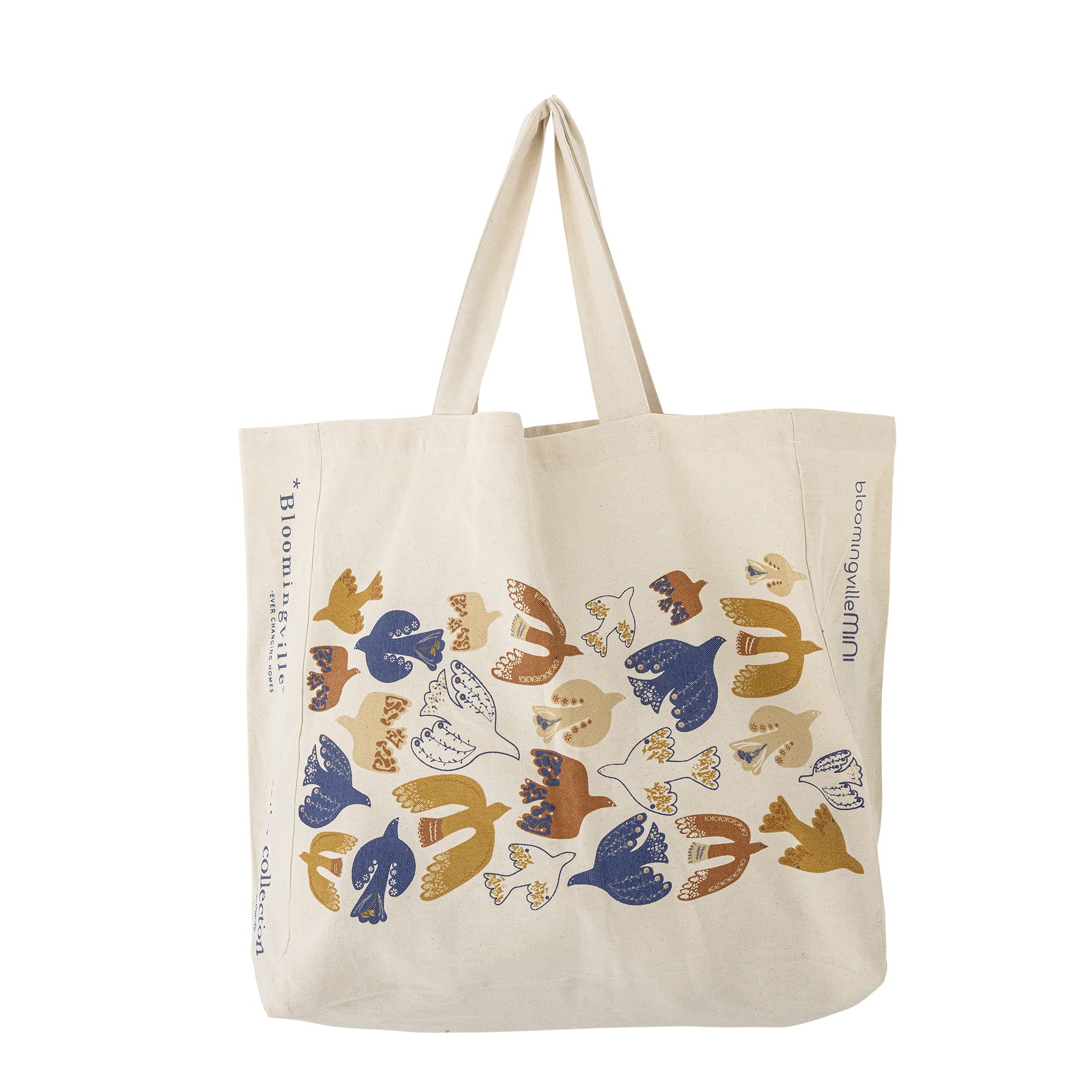 Torba na zakupy Anniversary brązowa bawełniana shopper Bloomingville