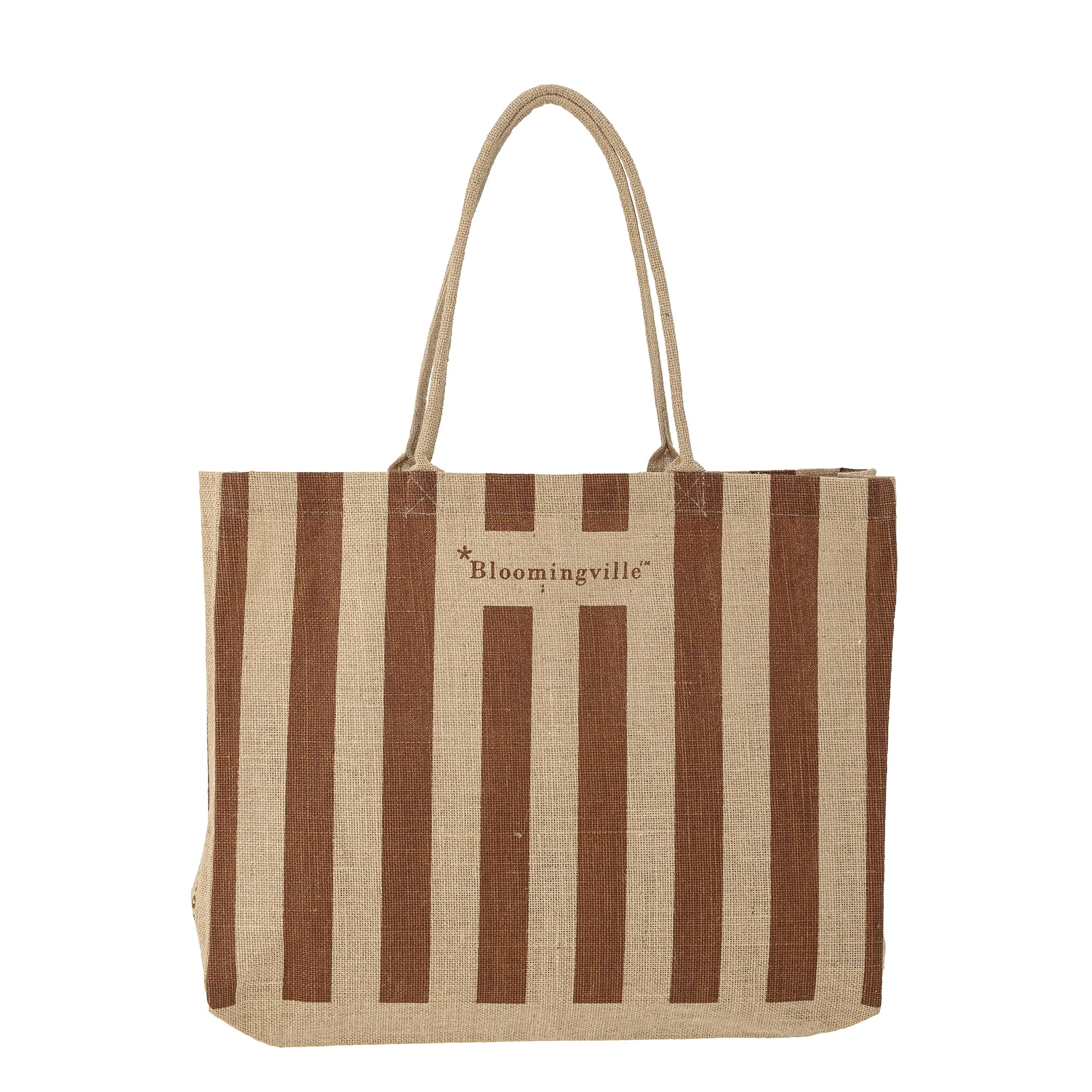 Torba na zakupy Bergamo plażowa shopper brązowa juta Bloomingville