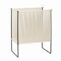 Uchwyt na czasopisma String czarny/biały 43x25xh50cm Hübsch