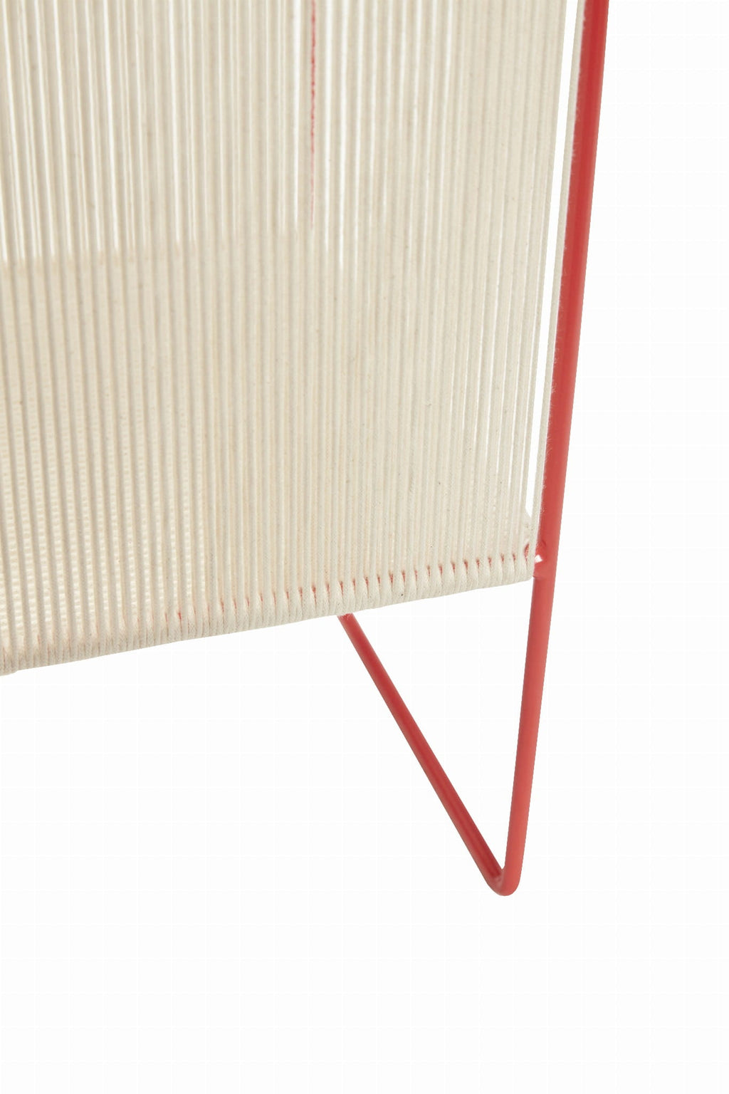 Uchwyt na czasopisma String czerwony/biały 41x25xh50cm Hübsch