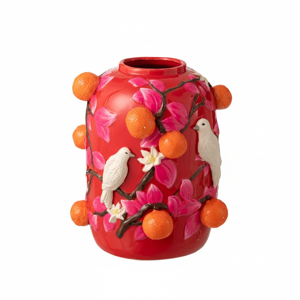 Waza dekoracyjna Giardino di Arancia mała Ø30x36 J - LINE