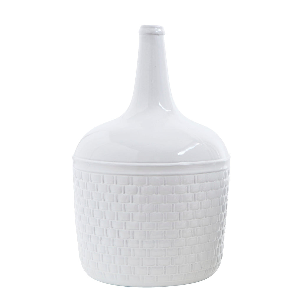 Waza Moritz duża waza biała wazon biały Śr. 30x48 cm Bloomingville