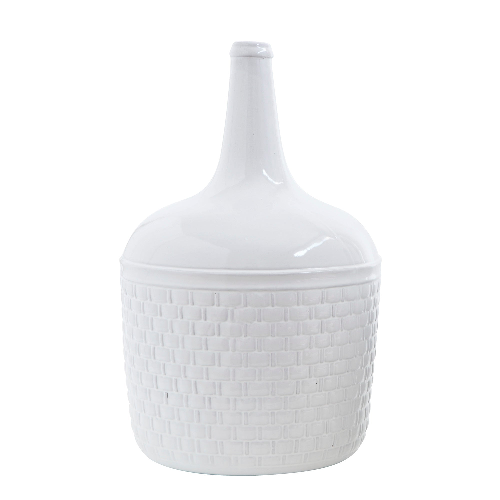 Waza Moritz duża waza biała wazon biały Śr. 30x48 cm Bloomingville