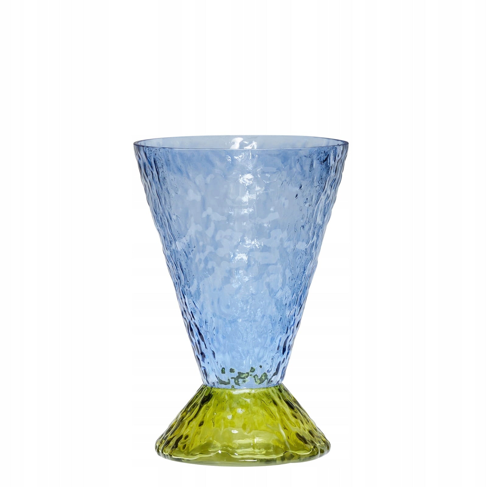 Wazon Abys ø20xh29cm niebieskozielony Hübsch 3,5 l kolorowy Hübsch