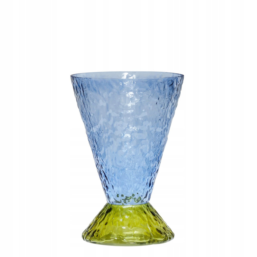 Wazon Abys ø20xh29cm niebieskozielony Hübsch 3,5 l kolorowy Hübsch